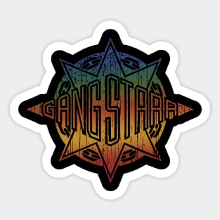 Retro Colors Gangstarr Sticker